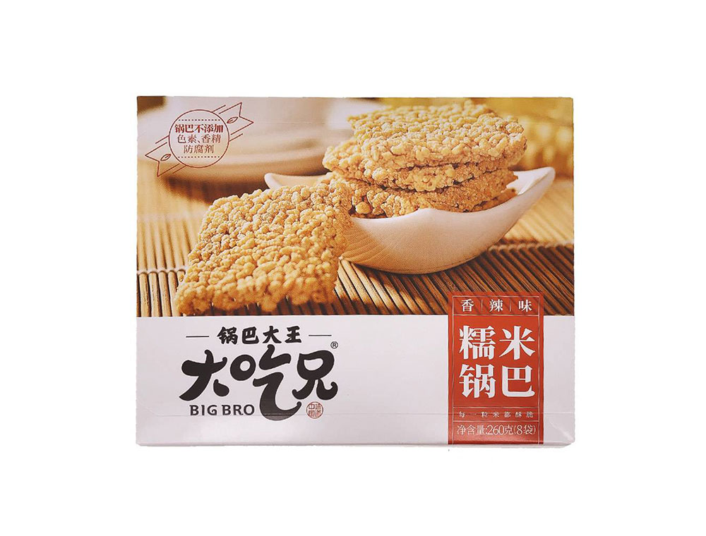 BIG BRO Sticky Rice Cracker (Spicy Flavor) 260 g | FreshGoGo